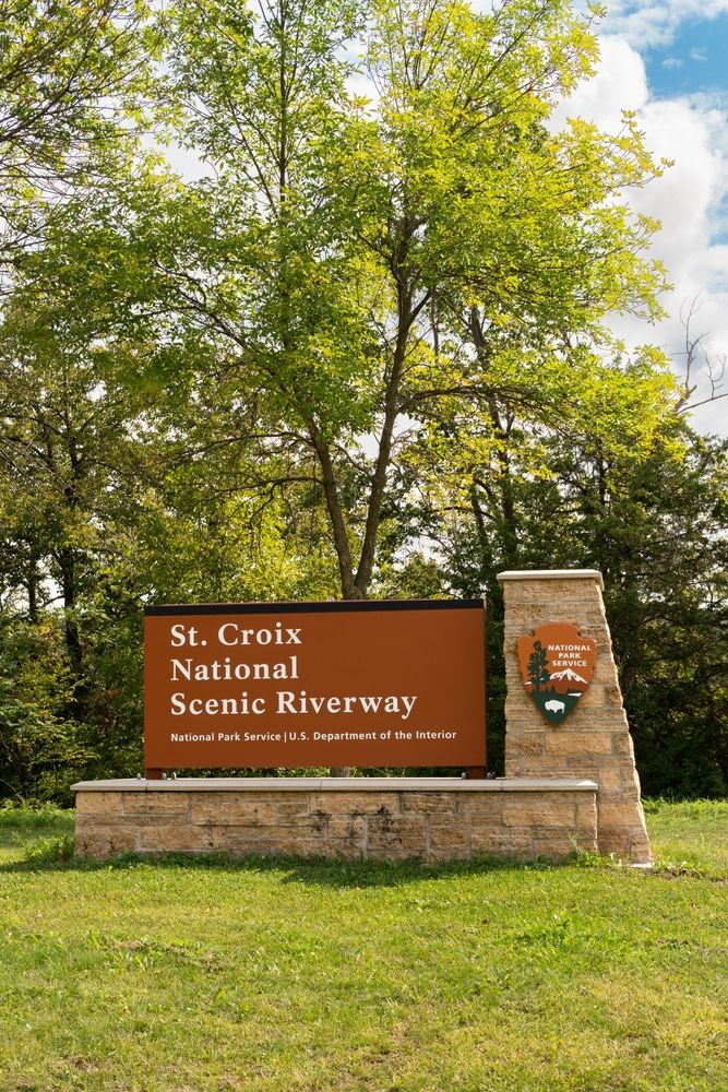 Signage of St. Croix National Scenic Riverway
