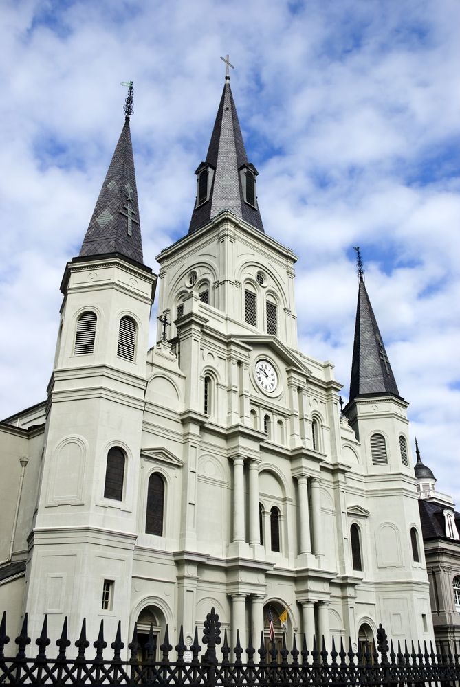 Exterior of the St. Louis Cathedral