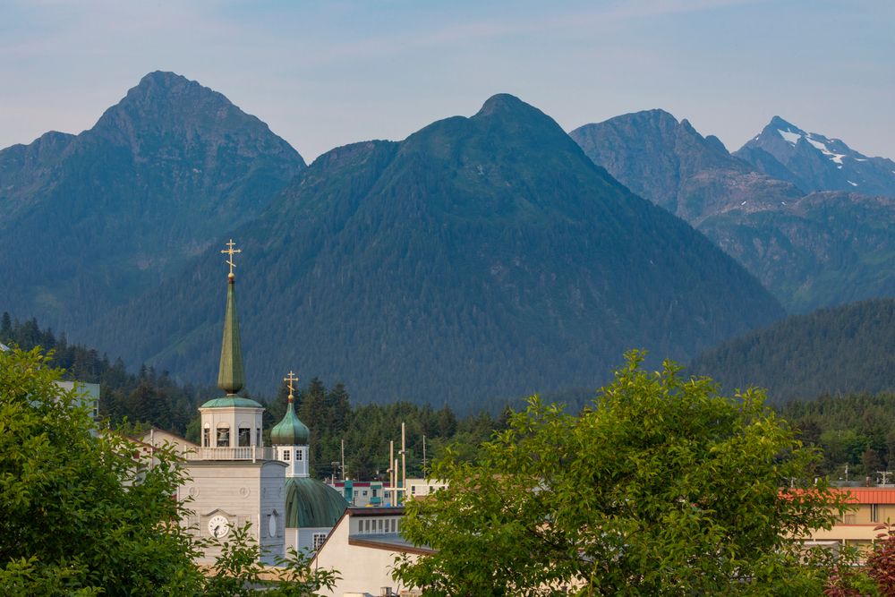 Bird's eye view of St. Michael's Orthodox Cathedral