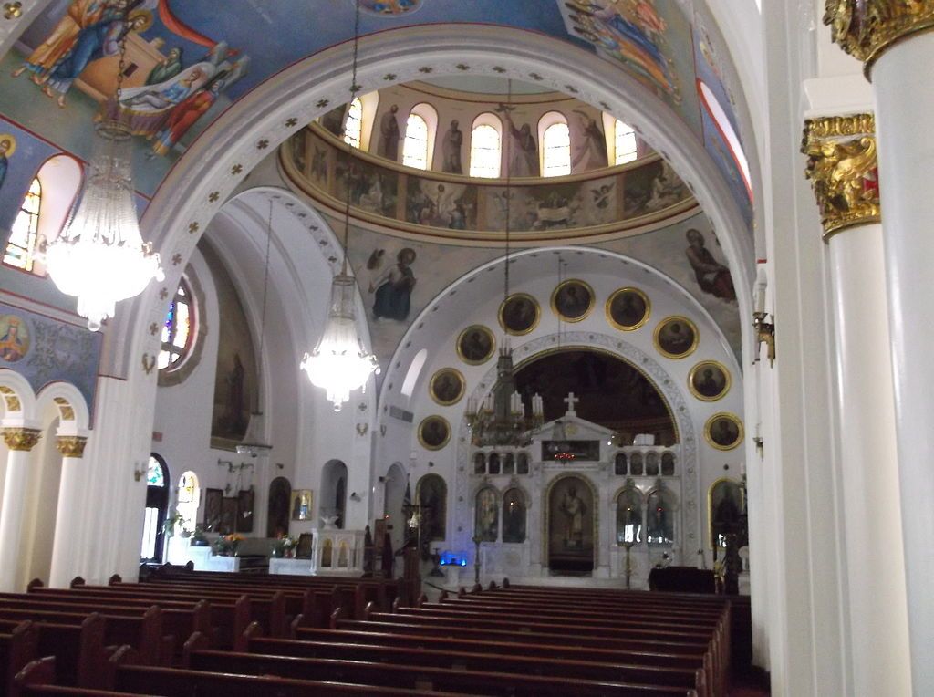 Interior of St. Nicholas Greek Orthodox Cathedral