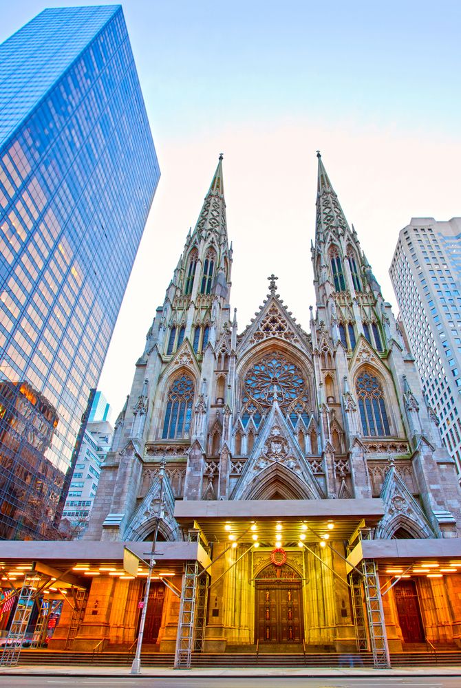 Exterior view of the St. Patrick’s Cathedral