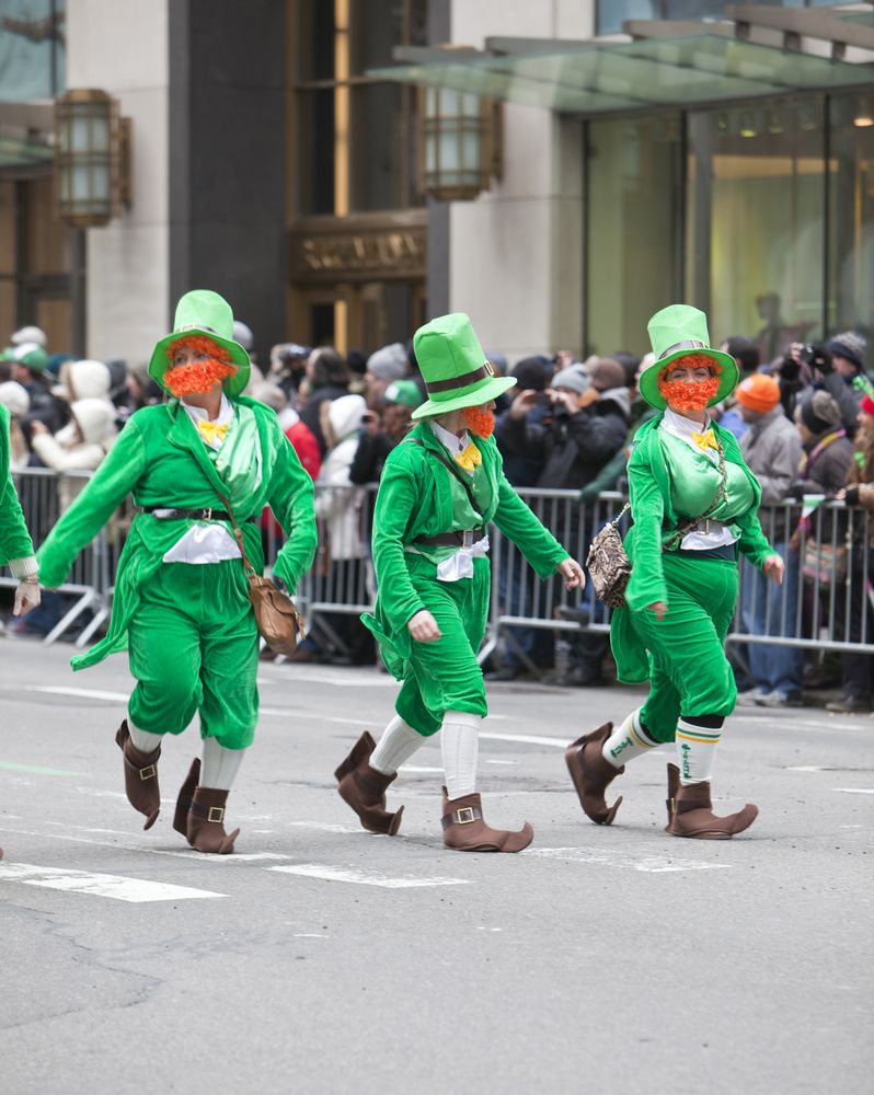 View of St. Patrick’s Day Parade