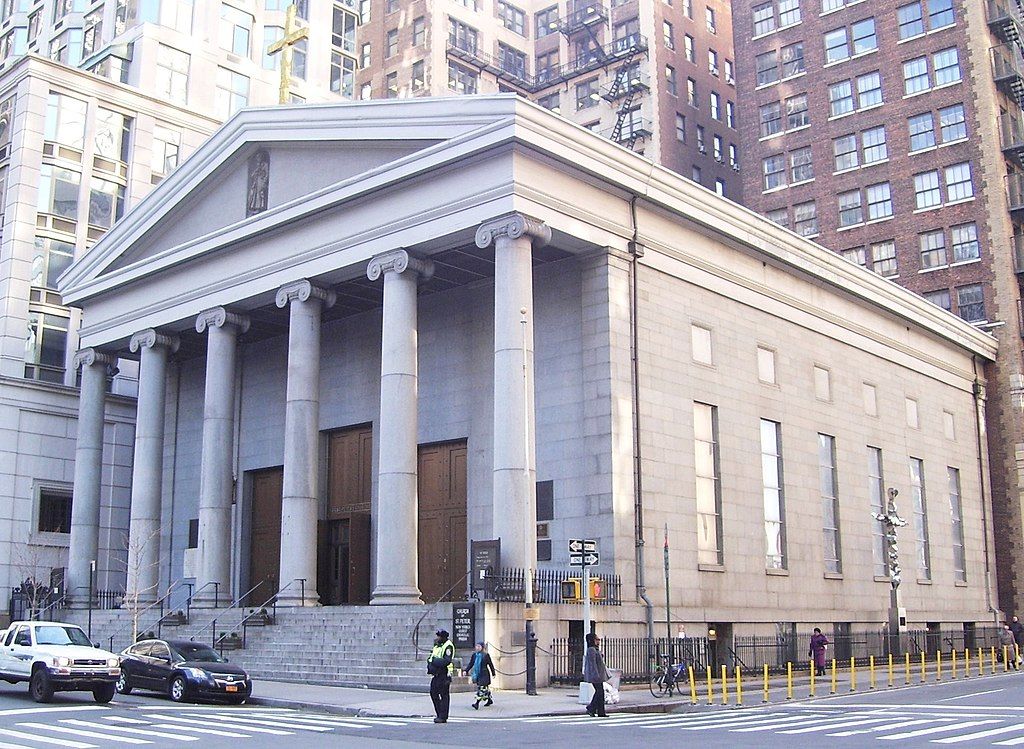 Front View of St. Peter's Roman Catholic Church