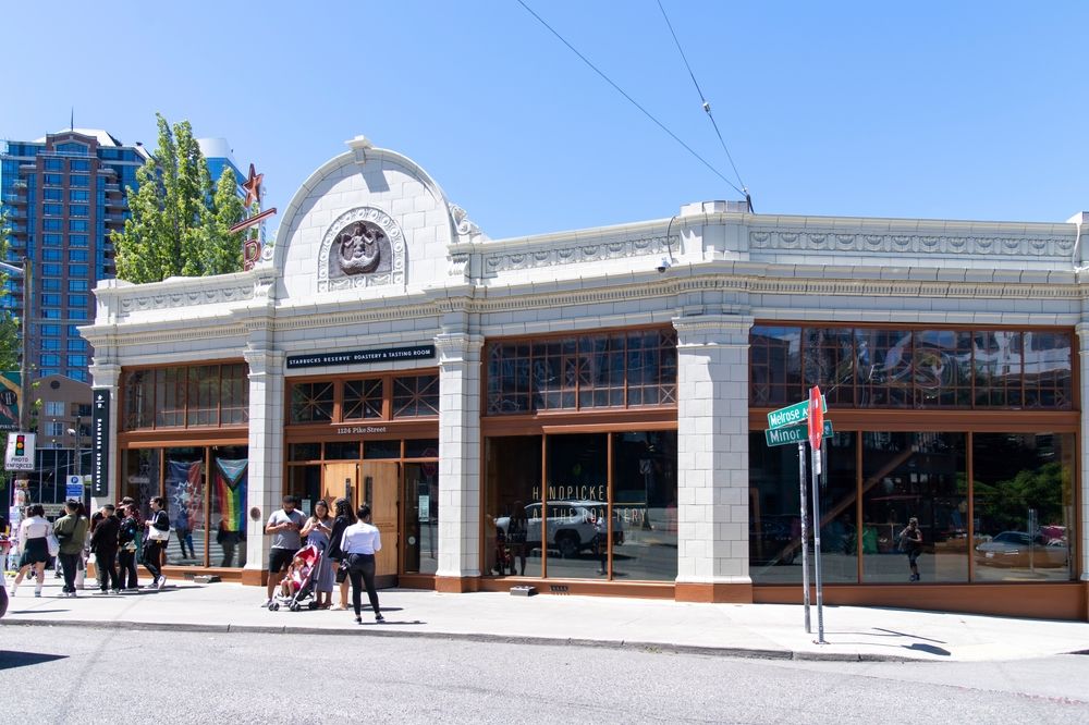 Exterior view of Starbucks Reserve Roastery