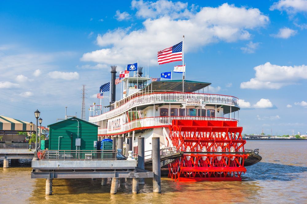 Exterior of Steamboat Natchez