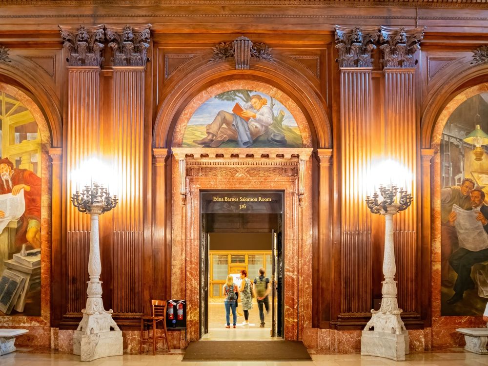 Interior view of the Stephen A. Schwarzman Building