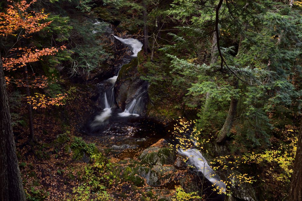 The waters of Sterling Falls Gorge