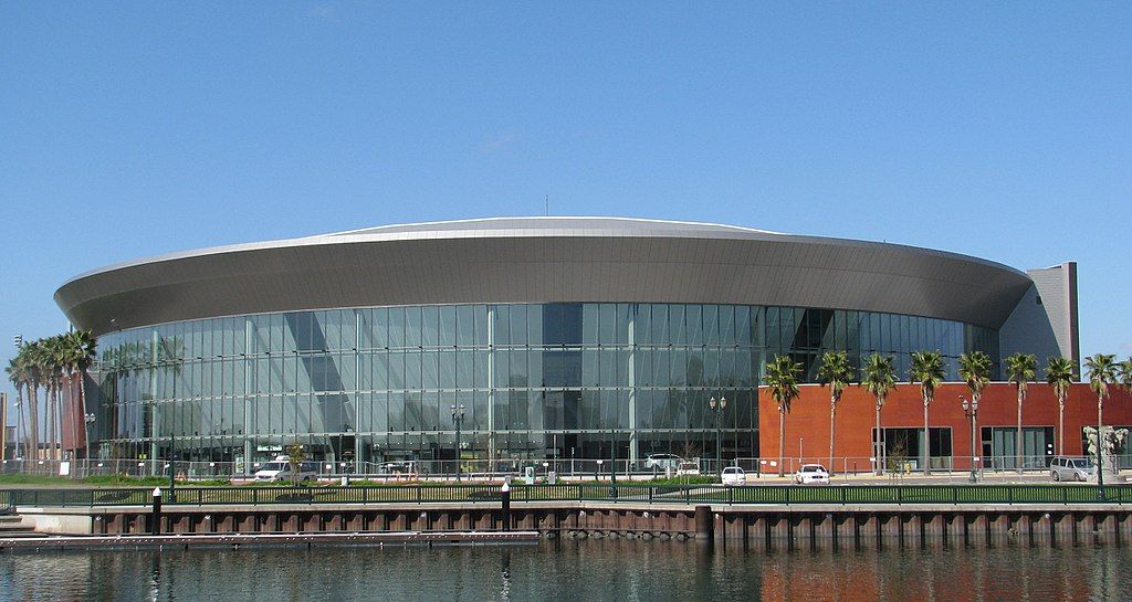 Exterior view of the Stockton Arena