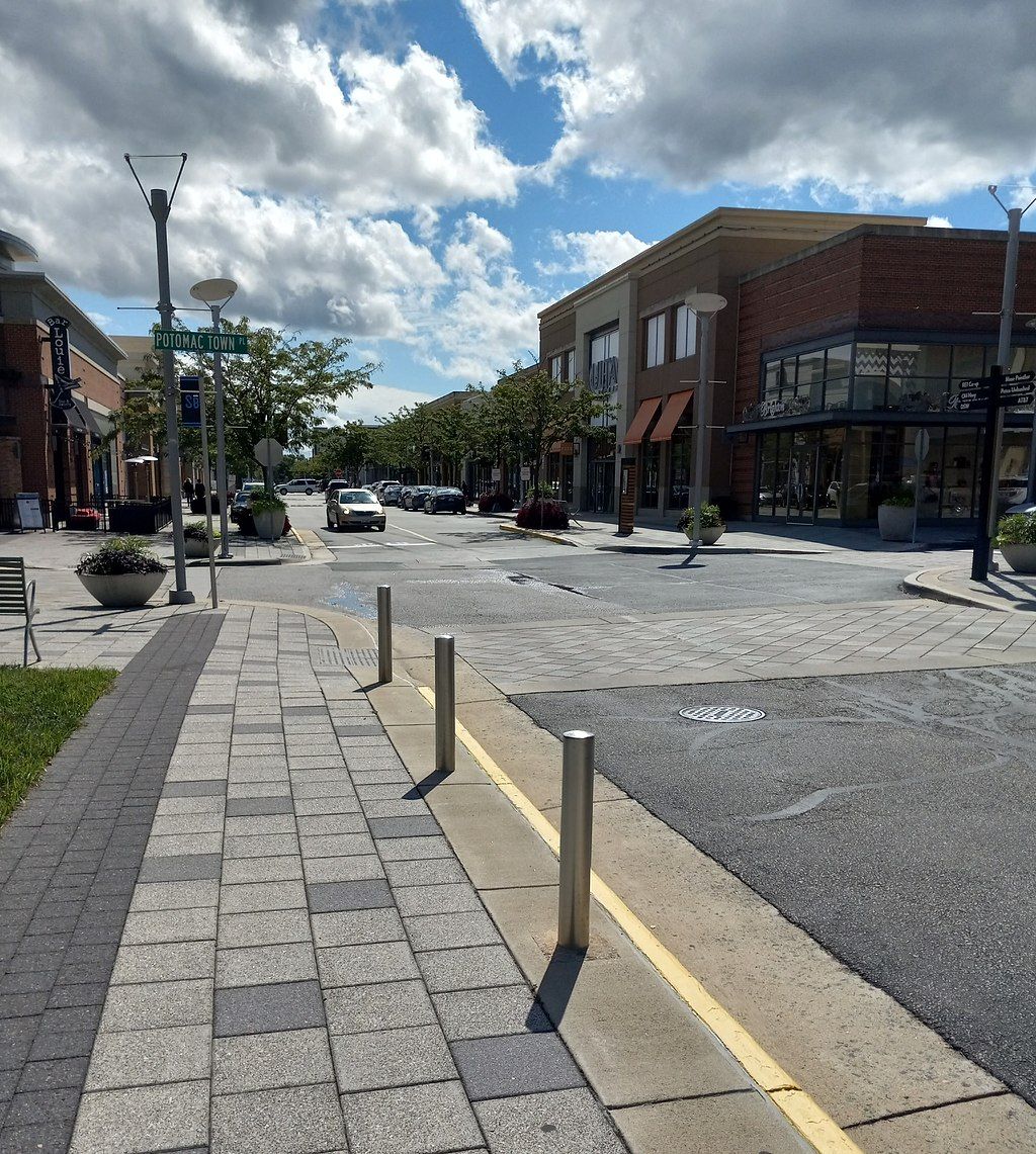 Intersection road at the Stonebridge at Potomac Town Center.