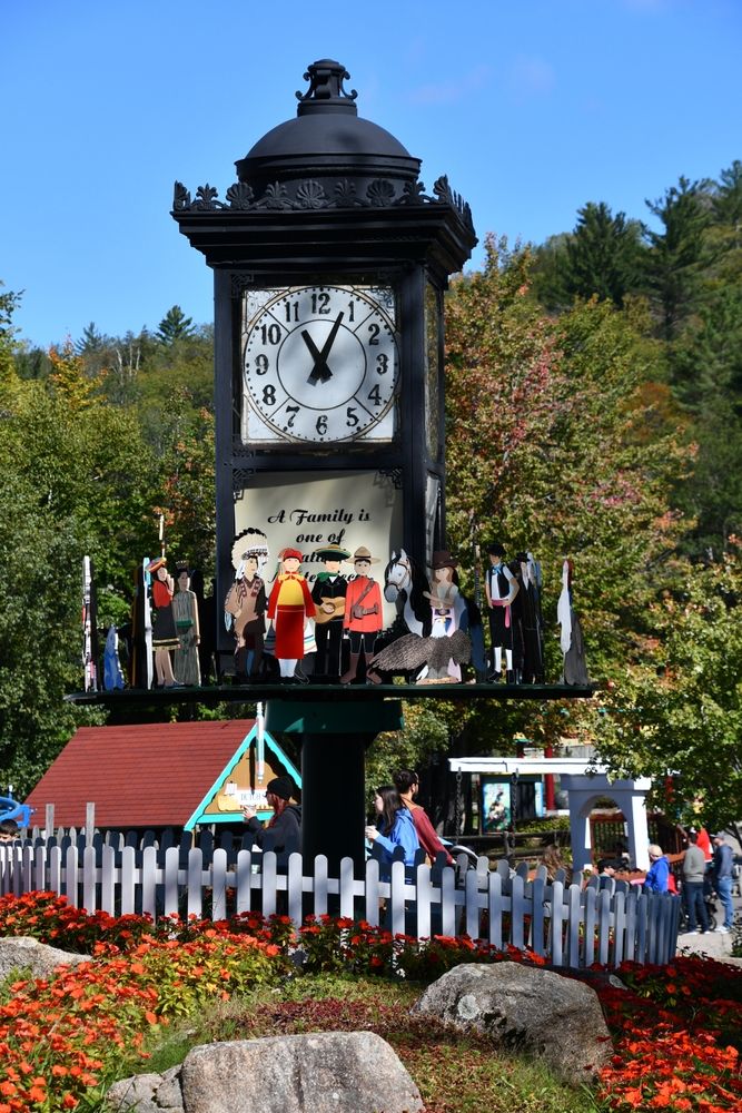 Clock tower at Story Land