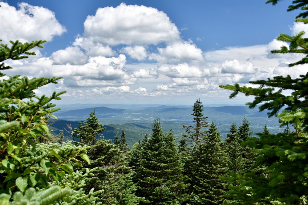 Scenic View from Stowe Mountain Auto Toll Road