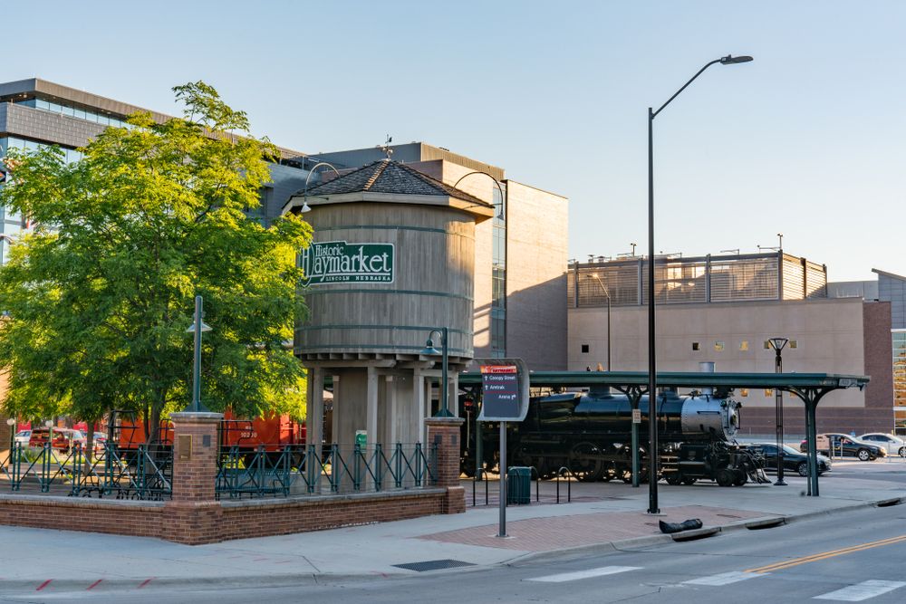 Street view of Historic Haymarket District