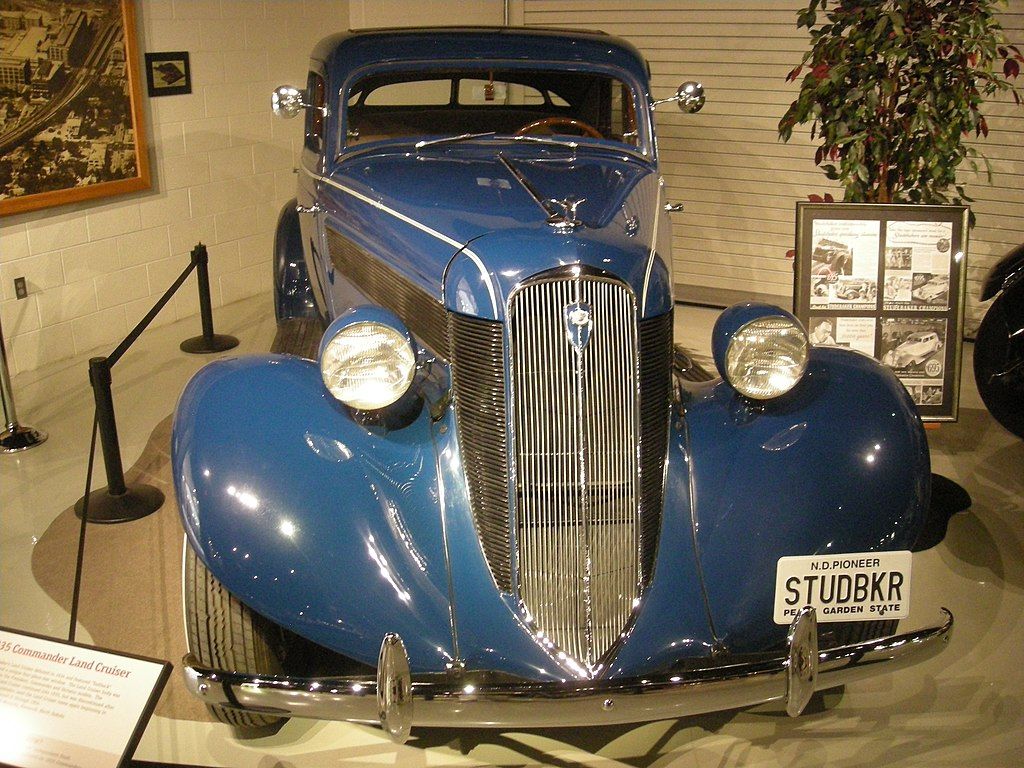 Vintage Land Cruiser at Studebaker National Museum