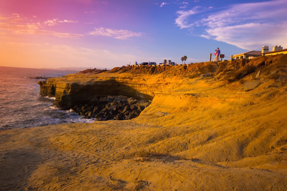 Stunning view of Sunset Cliffs Natural Park