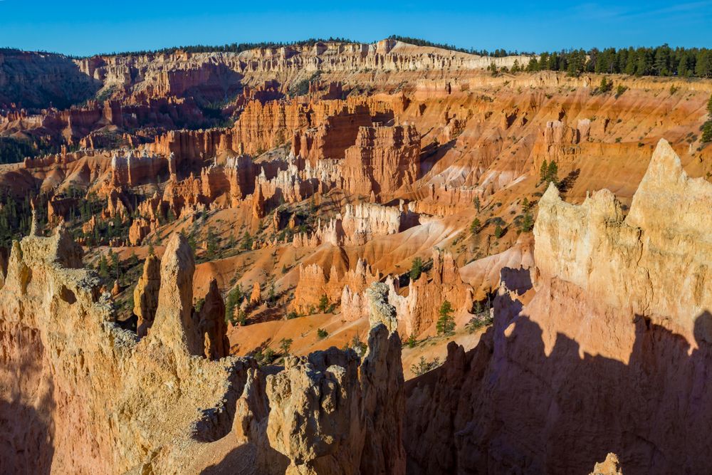 View of rock formations from Sunset Point
