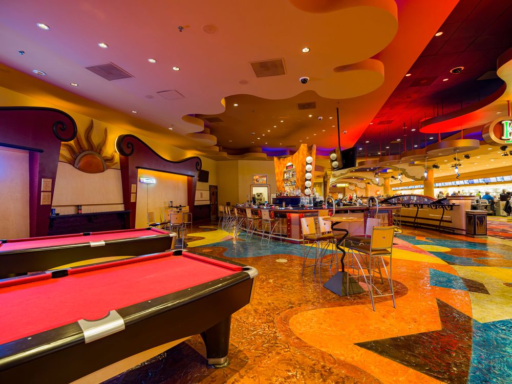 Interior view of Sunset Station Strike Zone