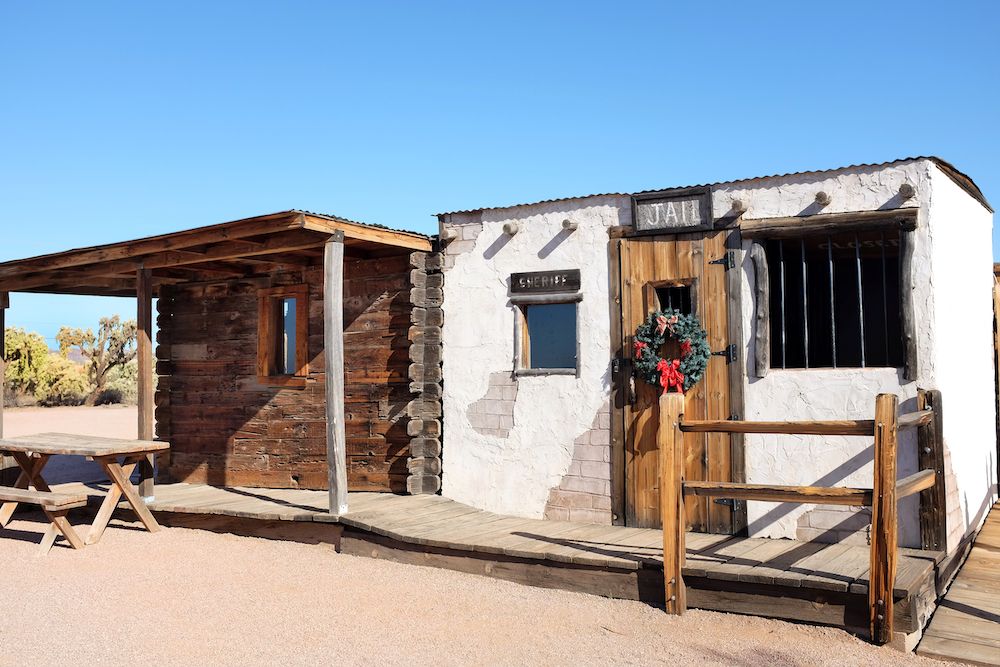 view of the jail inside Superstition Mountain Museum