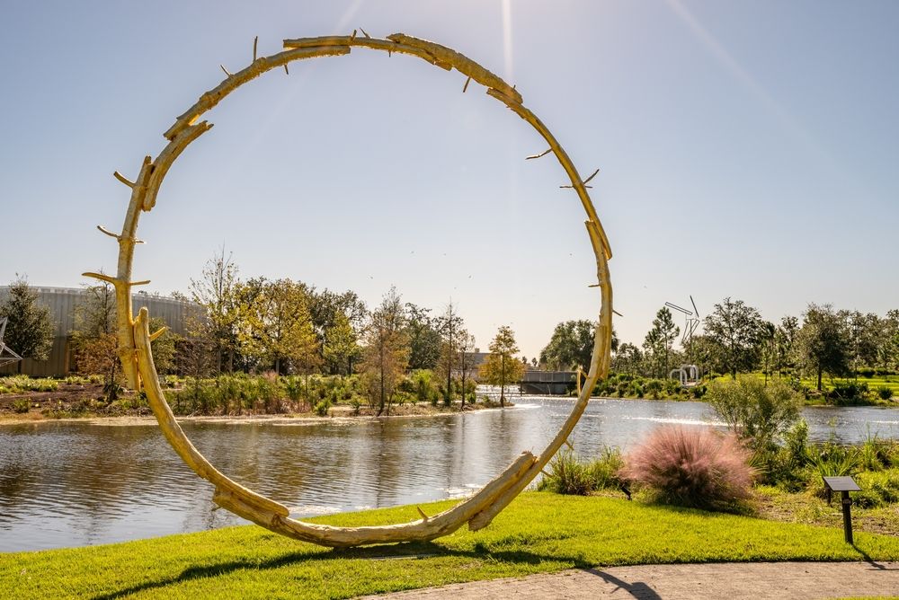 View of Sydney and Walda Besthoff Sculpture Garden