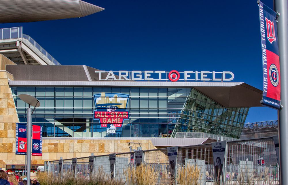 Front view of Target Field