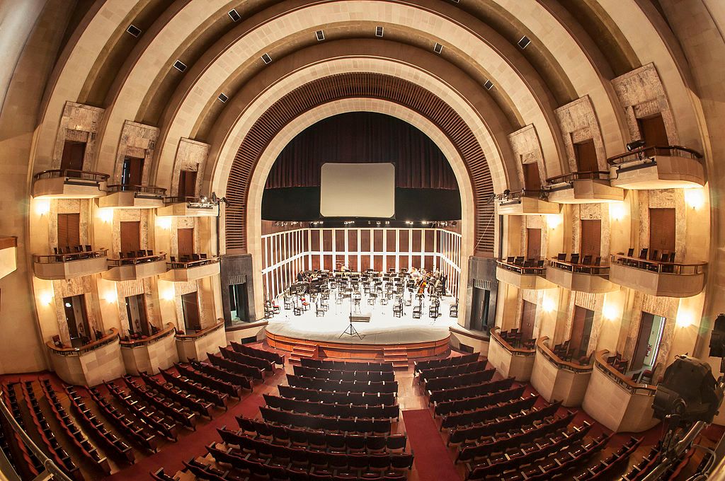 Interior view of Teatro de la Paz