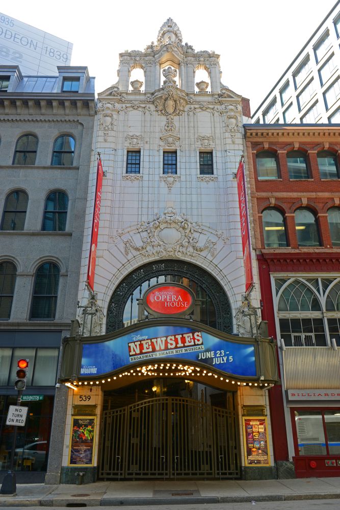 The Boston Opera House in Boston, Massachusetts