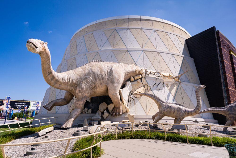 Outside view of the Children's Museum of Indianapolis