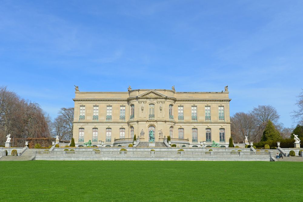 Exterior of The Elms, Newport