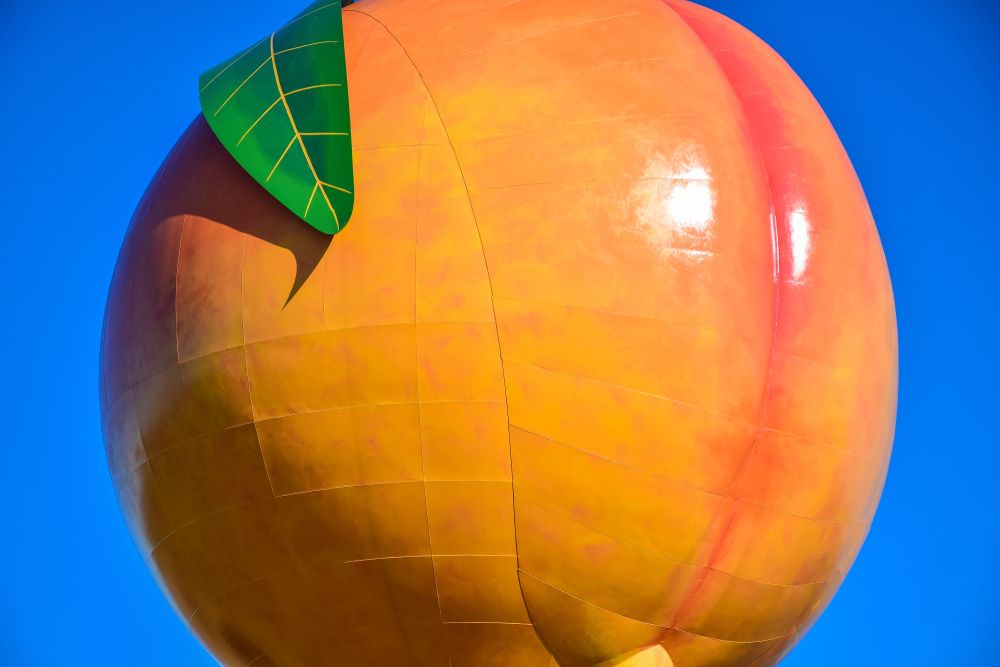 The Peachoid water tower in South Carolina