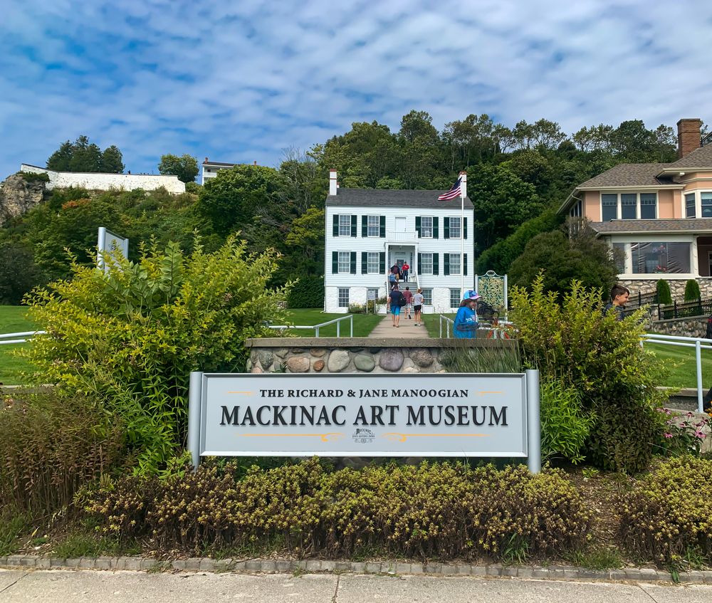 Exterior of The Richard and Jane Manoogian Mackinac Art Museum