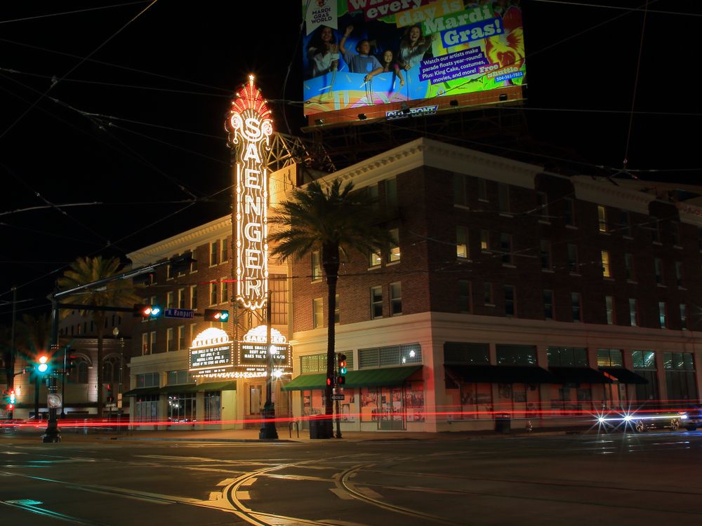 The Saenger Theatre in New Orleans, Louisiana