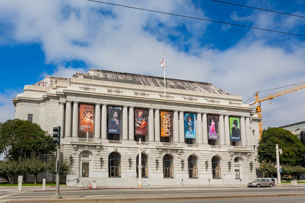 The War Memorial Opera House in San Francisco, California