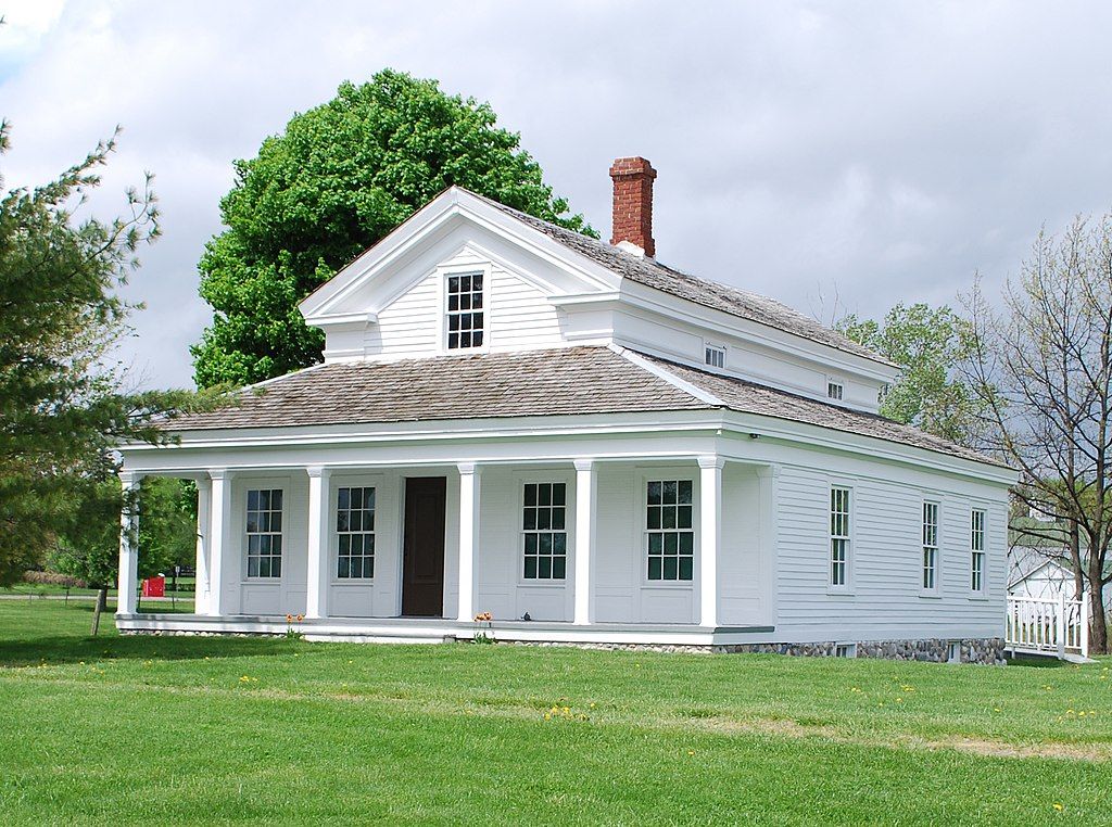 View of a House at Greenmead Historical Village