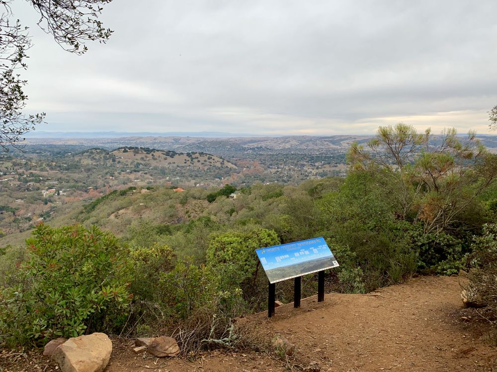 View from Three Bridges Oak Preserve