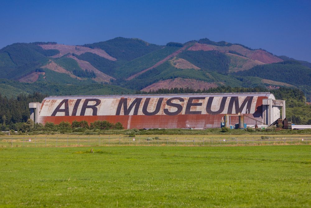 Exterior of Tillamook Air Museum