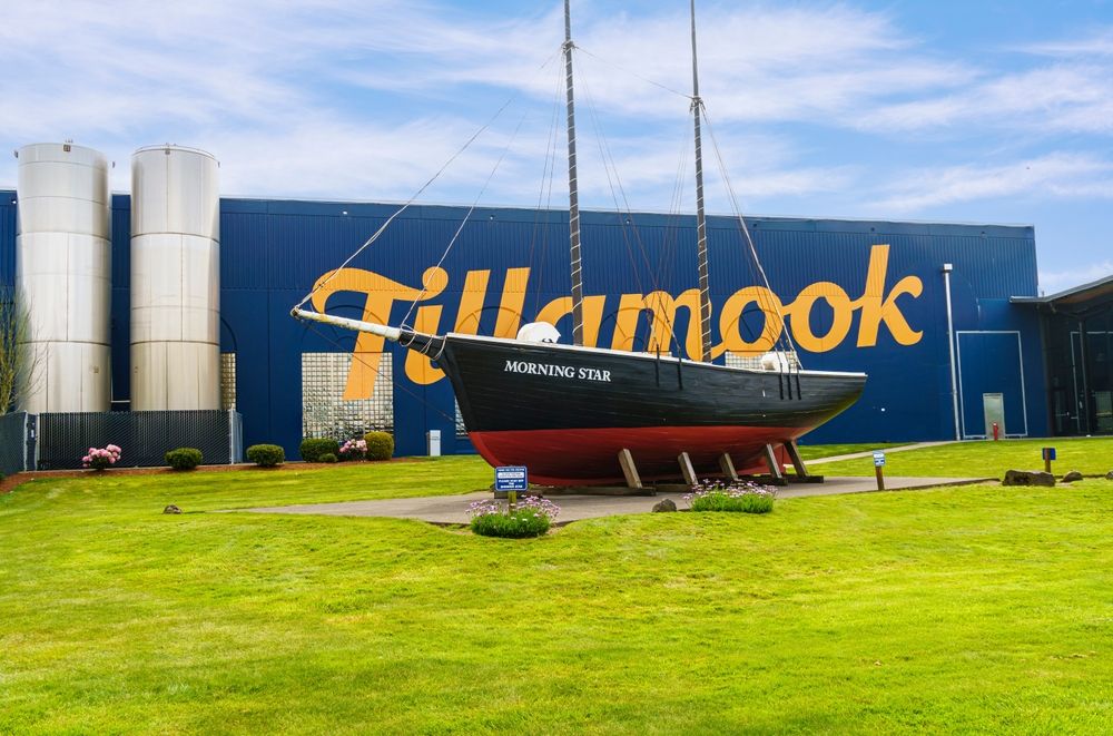 Exterior of Tillamook Creamery