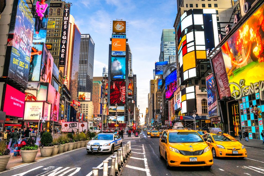 Street scene at Times Square