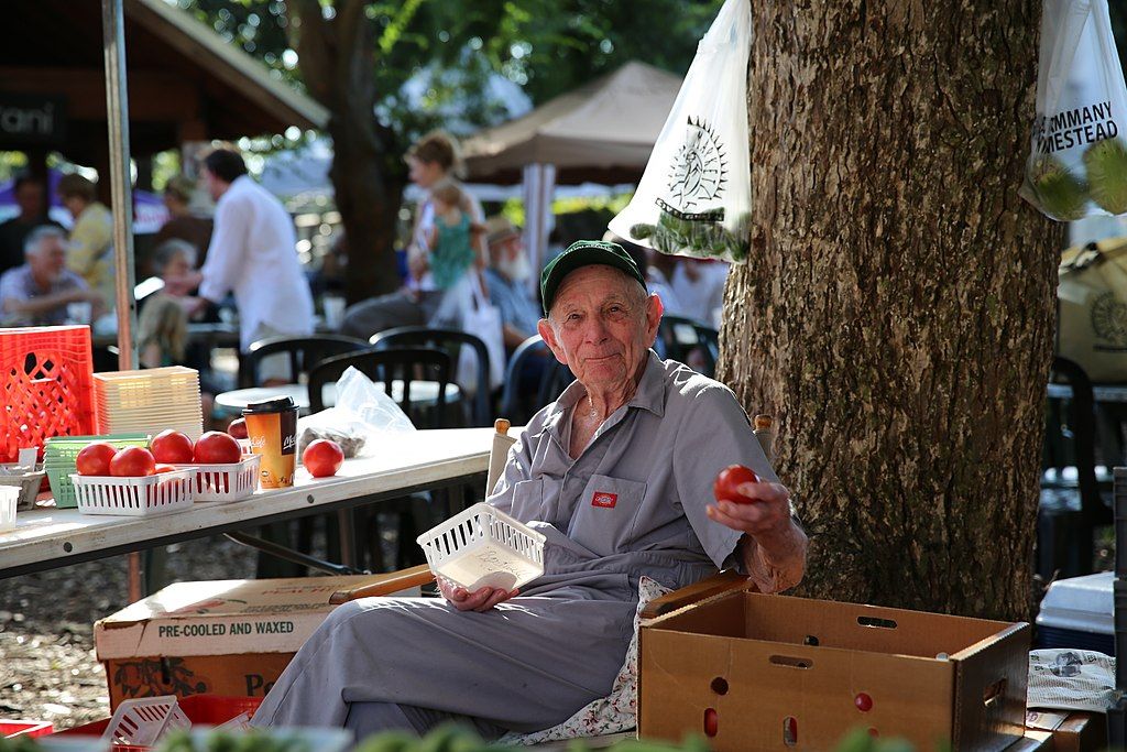 Tomato Vendor at Covington Farmer’s Market