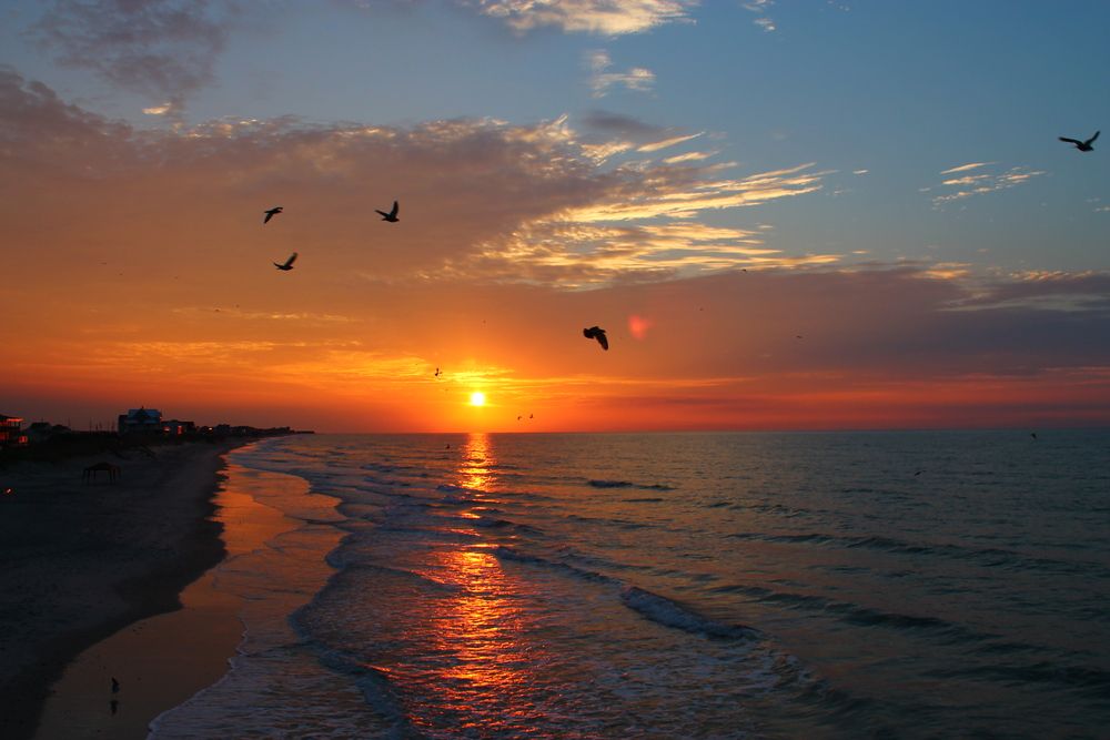 Sunset in Topsail Island