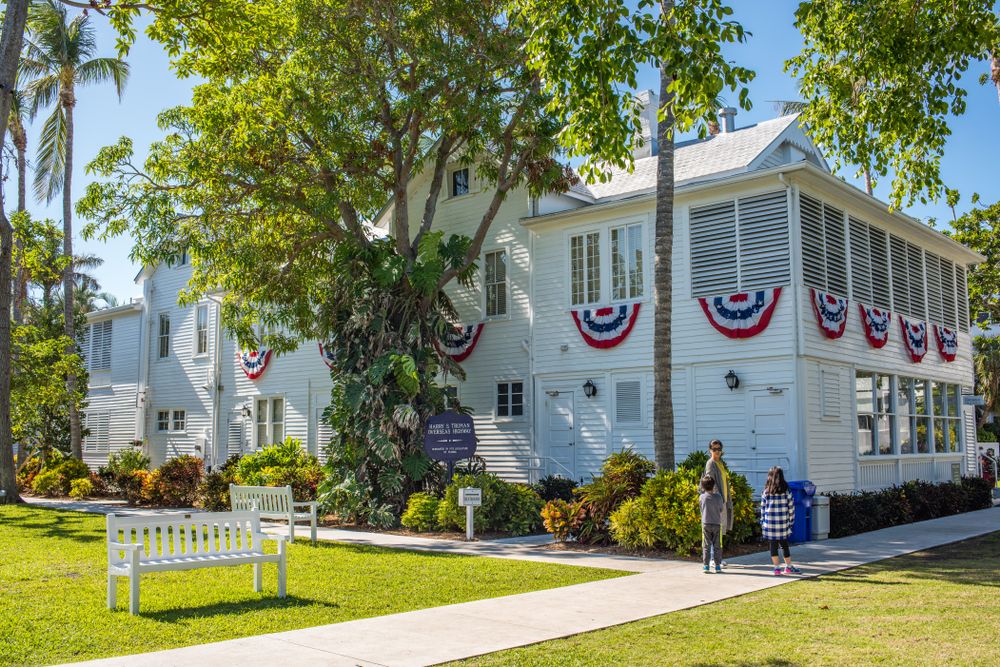 Exterior view of Truman Little White House