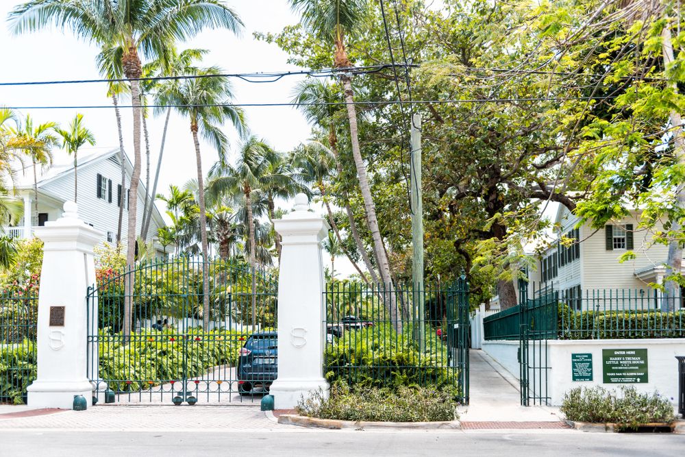 Entrance to Truman Little White House