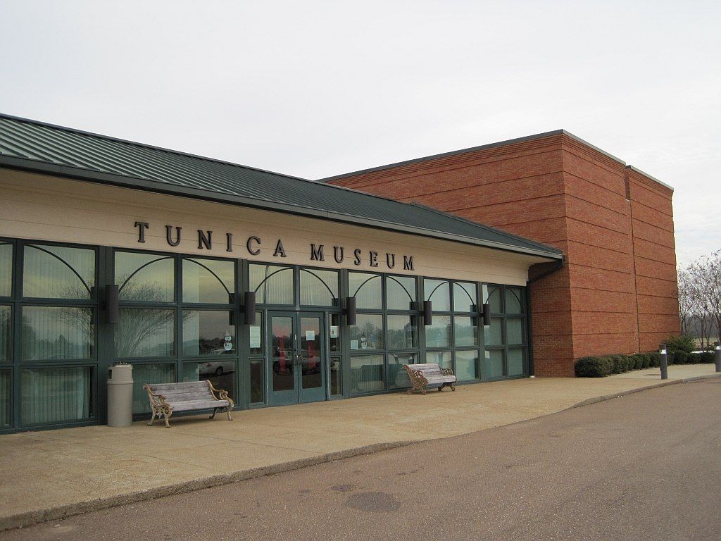 Closer View of Tunica Museum's exterior
