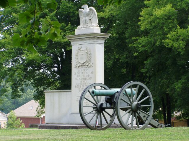 A cannon at Tupelo National Battlefield