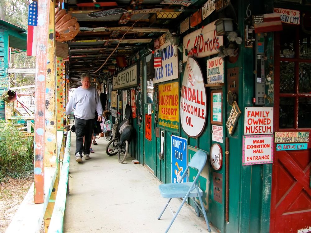 Colorful sign boards at UCM Museum