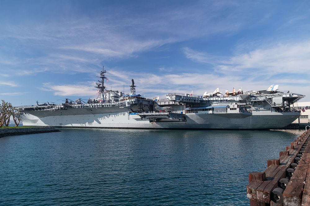 Huge Ship in USS Midway Museum