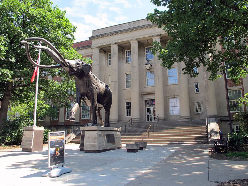 Entrance of the University of Nebraska State Museum