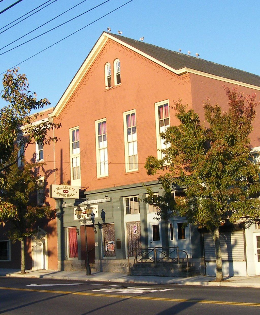 Front View of Vail-Leavitt Music Hall