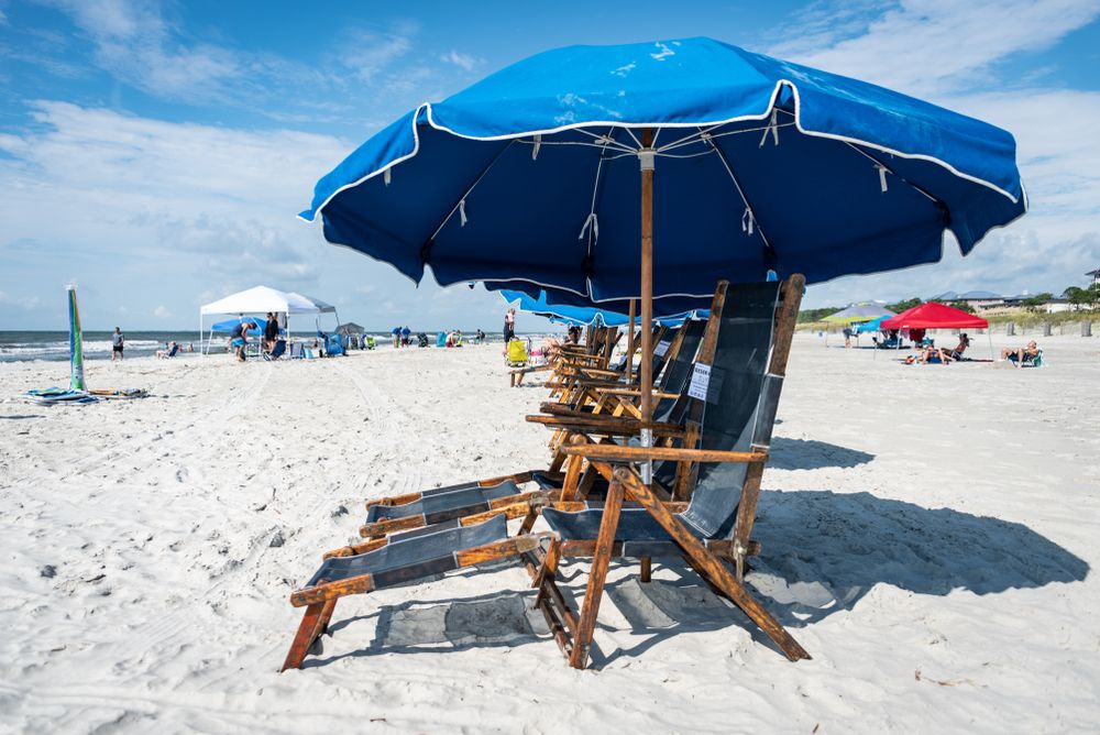 Day at Coligny Beach Park in Hilton Head Island, SC