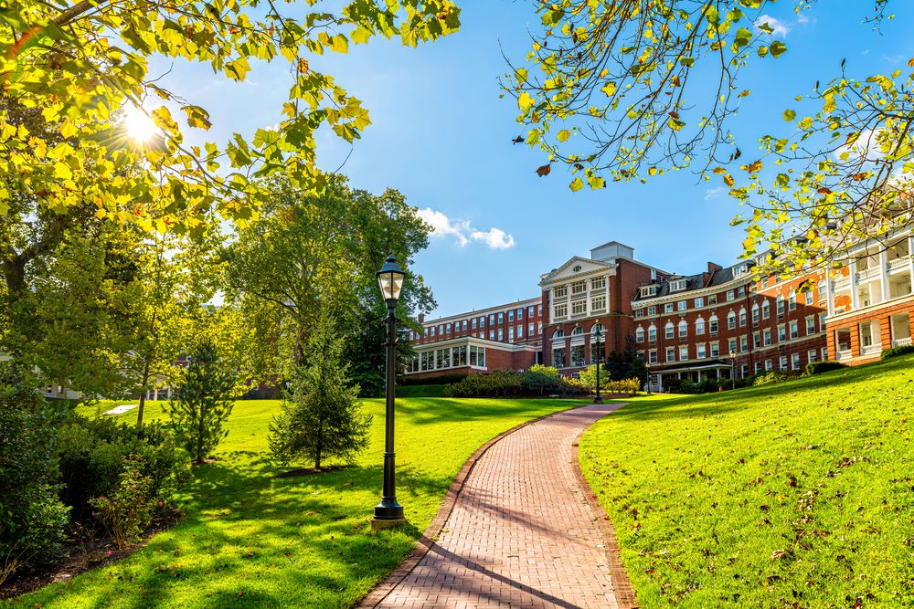 Beautiful view of Historic Omni Homestead Resort