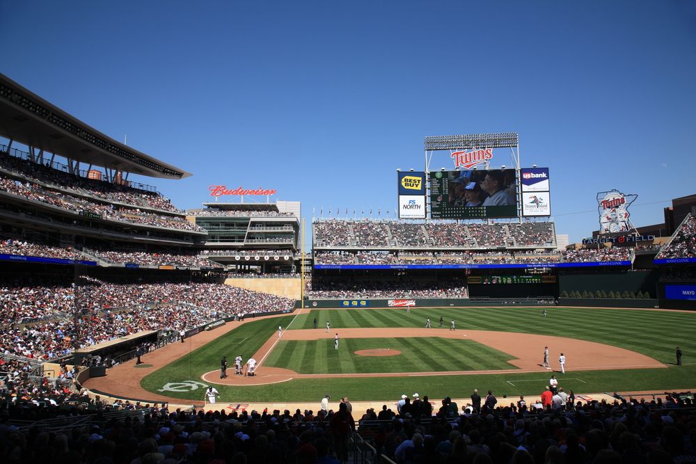 Front view of Target Field