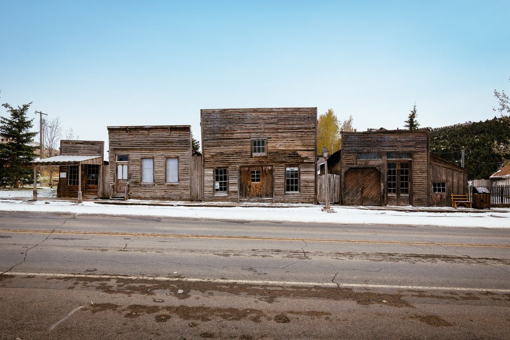 Buildings at Virginia City, Montana